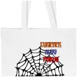 torba eko halloween cukierek albo psikus bialy 40x35 cm