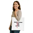 torba eko wiadomo ze jestes calym moim swiatem mama bialy 40x35 cm