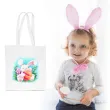 torba eko wielkanoc pastelowy kroliczek bialy 40x35 cm