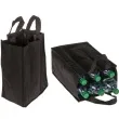 torba na zakupy 6 butelek czarna kemis 26x37 cm
