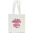 torba premium jestem kobieta jaka jest twoja super moc ecru 40x34 cm