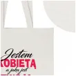 torba premium jestem kobieta jaka jest twoja super moc ecru 40x34 cm