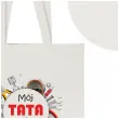 torba premium moj tata to debesciak ecru 40x34 cm