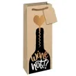 torebka na butelke kraft butelka wine not bez partypal 34x12x10 cm
