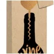 torebka na butelke kraft butelka wine not bez partypal 34x12x10 cm