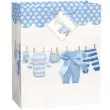 torebka prezentowa baby shower boy unique 32x27 cm