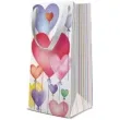 torebka prezentowa balony serca premium paw 10x22 cm