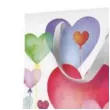 torebka prezentowa balony serca premium paw 20x25 cm