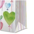 torebka prezentowa balony serca premium paw 20x25 cm