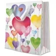 torebka prezentowa balony serca premium paw 20x25 cm