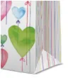 torebka prezentowa balony serca premium paw 26x33 cm