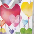 torebka prezentowa balony serca premium paw 26x33 cm