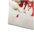 torebka prezentowa balwanki bialo czerwona paw 41x30 cm