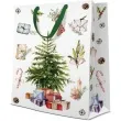 torebka prezentowa choinka i prezenty paw 30 x 41 x 12 cm