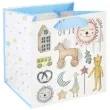 torebka prezentowa dzieciece atrybuty kon blekitny partypal 30 x 30 x 20 cm