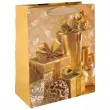 torebka prezentowa golden christmas prezenty partypal 14 5x11 5 cm