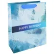 torebka prezentowa happy birthday pastel niebieski partypal 42x32 cm