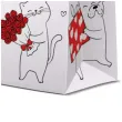 torebka prezentowa kotek paw 26x33 cm