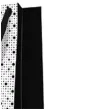 torebka prezentowa kropki bialo czarna paw 12x37 cm