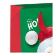 torebka prezentowa mikolaj merry christmas zielona partypal 26x32x12 5 cm
