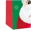 torebka prezentowa mikolaj merry christmas zielona partypal 26x32x12 5 cm