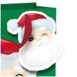 torebka prezentowa mikolaj merry christmas zielona partypal 32x42x12 cm