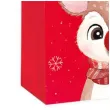 torebka prezentowa renifer merry christmas czerwona partypal 32x42x12