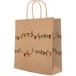 torebka prezentowa swiateczne swiatelka paw 20 x 25 x 10 cm