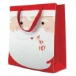 torebka prezentowa swiety mikolaj czerwona paw 20x25 cm