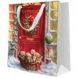 torebka prezentowa szczeniaki w koszyku paw 20 x 25 x 10 cm