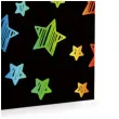 torebka prezentowa teczowe gwiazdy partypal 42 x 32 cm