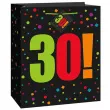torebka prezentowa urodziny 30 unique 27x32 cm