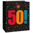 torebka prezentowa urodziny 50 unique 27x32 cm