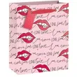 torebka prezentowa usta czerwone love partypal 23x18x10 cm