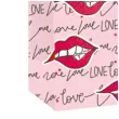 torebka prezentowa usta czerwone love partypal 23x18x10 cm