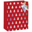 torebka prezentowa xmas choinki czerwona partypal 18x23x10 cm