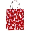 torebka prezentowa xmas choinki czerwona partypal 26x32x12 5 cm