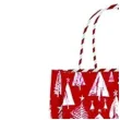 torebka prezentowa xmas choinki czerwona partypal 26x32x12 5 cm