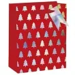 torebka prezentowa xmas choinki czerwona partypal 32x42x12 cm