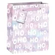 torebka prezentowa xmas ho ho pastelowa partypal 26x32x12 5 cm