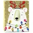 torebka prezentowa xmas mis zlota partypal 18x23x10 cm