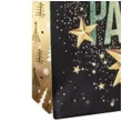 torebka prezentowa xmas party czarna partypal 18x23x10 cm