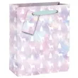 torebka prezentowa xmas renifery pastelowa partypal 32x42x12 cm