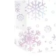 torebka prezentowa xmas sniezki biala partypal 18x23x10 cm