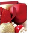 torebka prezentowa xmas zlote bombki czerwona partypal 26x32x12 5 cm