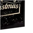 torebka prezentowa xmas zyczenia czarna partypal 32x42x12 cm