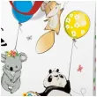 torebka prezentowa zwierzatka z balonikami paw 41x30 cm
