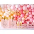 torebki na prezenty prosecco rozowy 6 szt partydeco