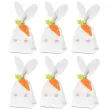 torebki na slodycze kroliczki z etykietami partydeco 6 szt