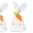 torebki na slodycze kroliczki z etykietami partydeco 6 szt